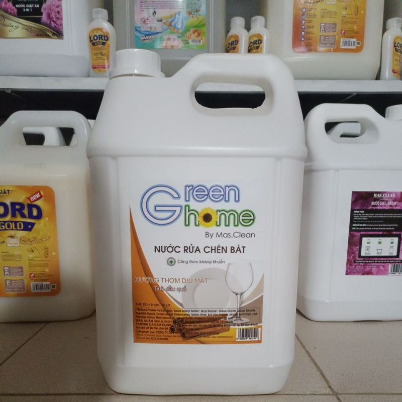 NƯỚC RỬA CHÉN BÁT GREEN home can 10l siêu tiết kiệm