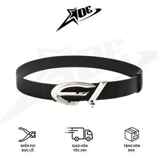 (Có sẵn) AOE STUDIO - Thắt lưng nam nữ da PU FLYERREER dây nịt cao cấp logo E phong cách Y2K