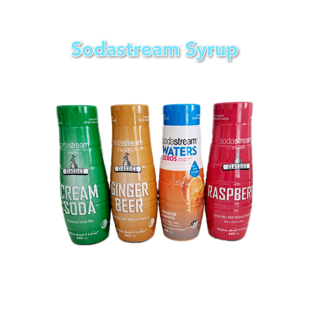 Si rô pha với nước có ga - Sodastream Syrup 440ml - Hương vị tự nhiên làm được đến 9L nước uống