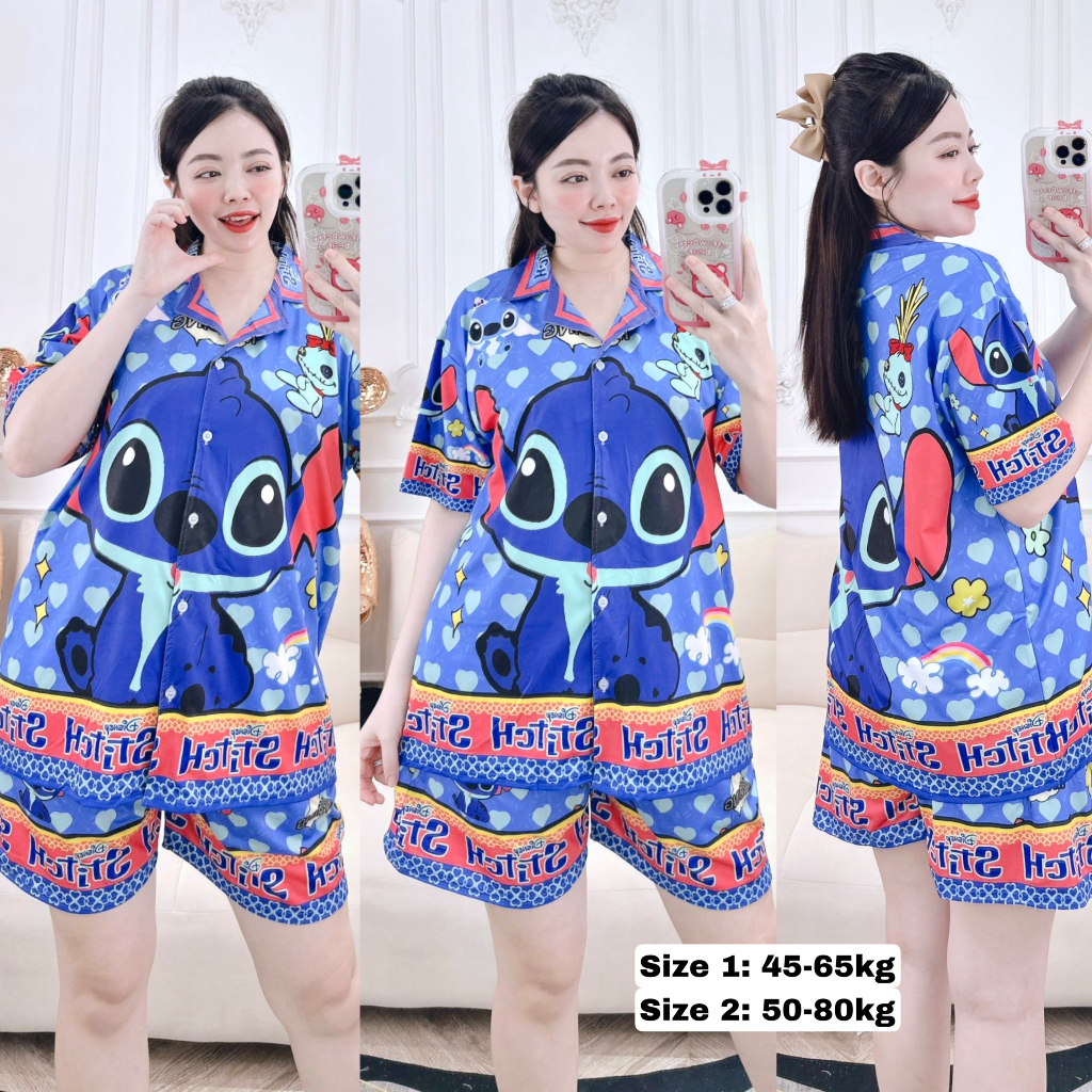 Đồ bộ đùi thun lạnh 3D hoạt hình BOO - MON.doraemon-lotso-gấu pooh-mickey-kitty.hongduyen2188