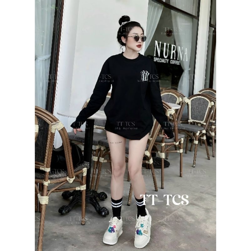Áo phông dài tay chữ hàng QCL1