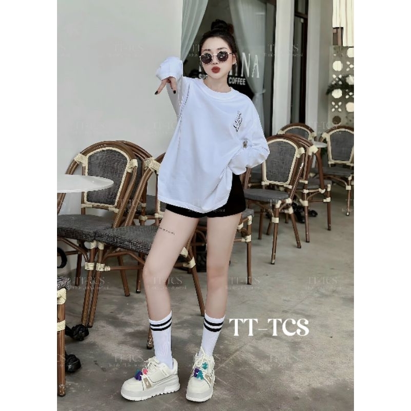 Áo phông dài tay chữ hàng QCL1