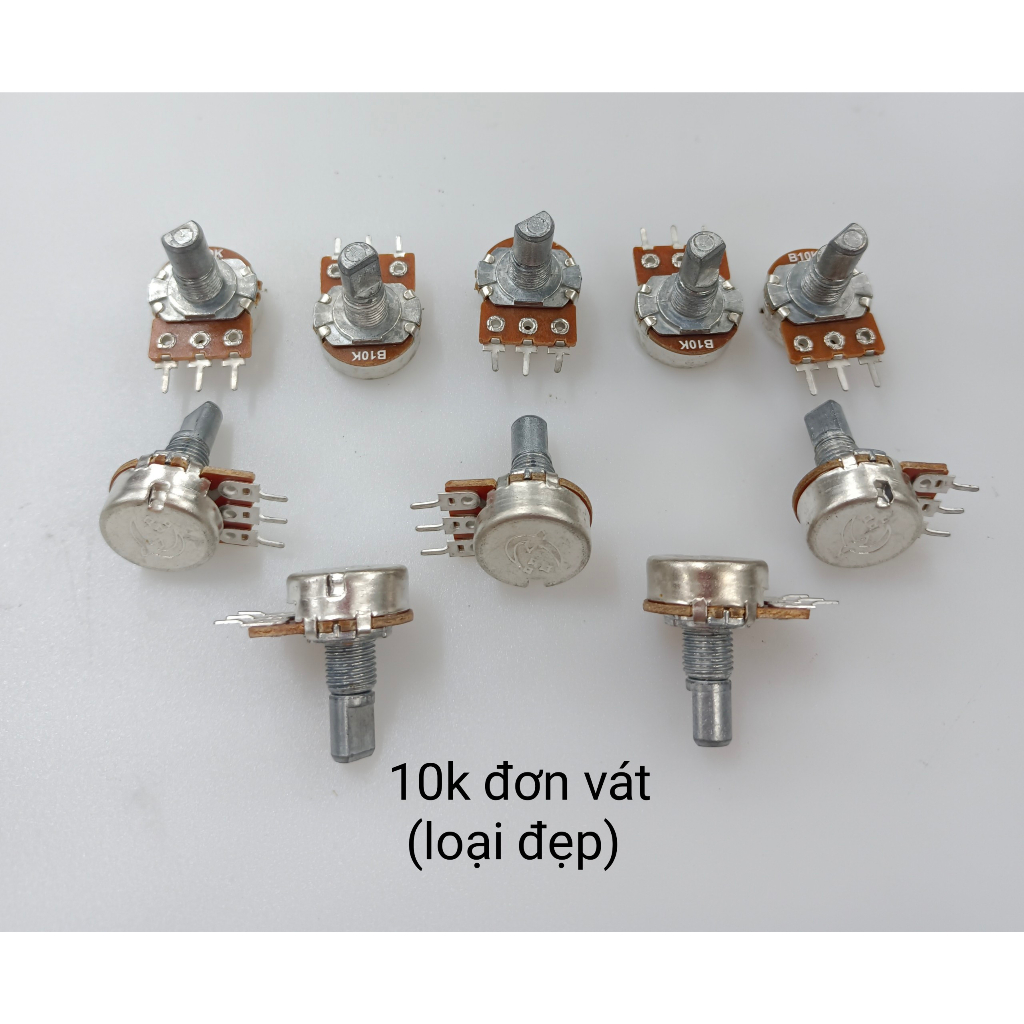 Combo 10 chiết áp đơn vát loại đẹp