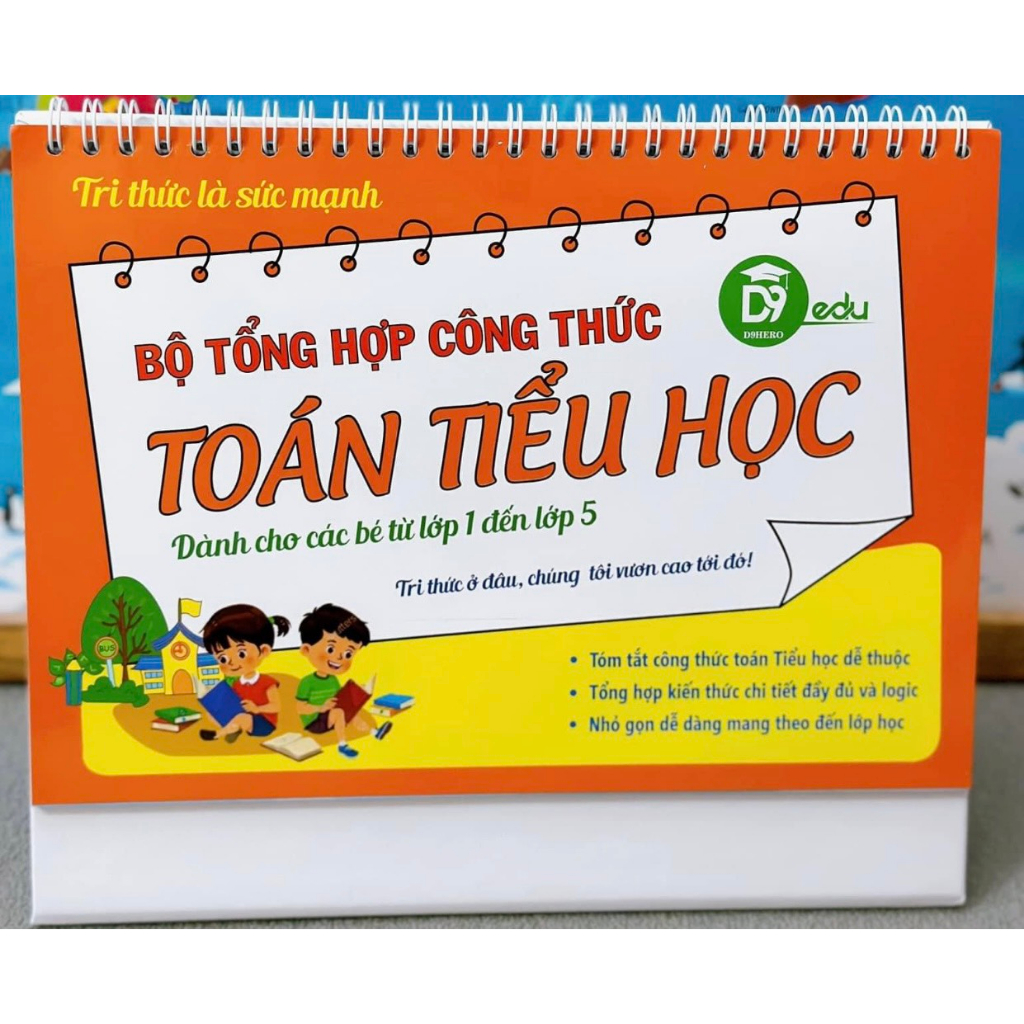 Sách - Tổng hợp công thức Toán tiểu học (dành cho các bé lớp 1- lớp 5)