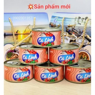 Combo 6 lon CÁ LINH SỐT CÀ đóng hộp 210g Thương hiệu ANSTESCO (đặc sản AN GIANG)