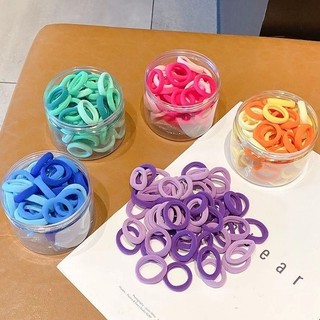 COMBO 10 - Dây cột tóc thun co giãn nhiều màu cute