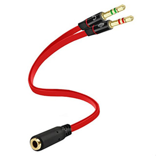 Dây cáp chuyển đổi 2 Jack 3.5mm ra 1Jack 3.5mm Cho tai nghe IP7/7Plus/8/8Plus/X/XS Max/11/12/3/Pro/Max/Pro Max