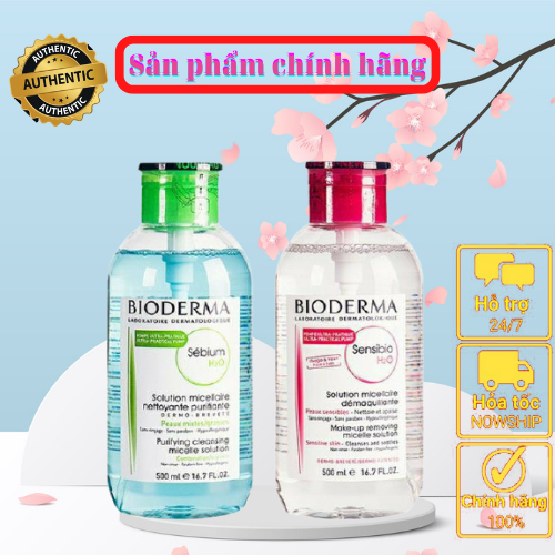 Nước Tây Trang Bioderma 500ml chuẩn chính hãng MTA Beauty