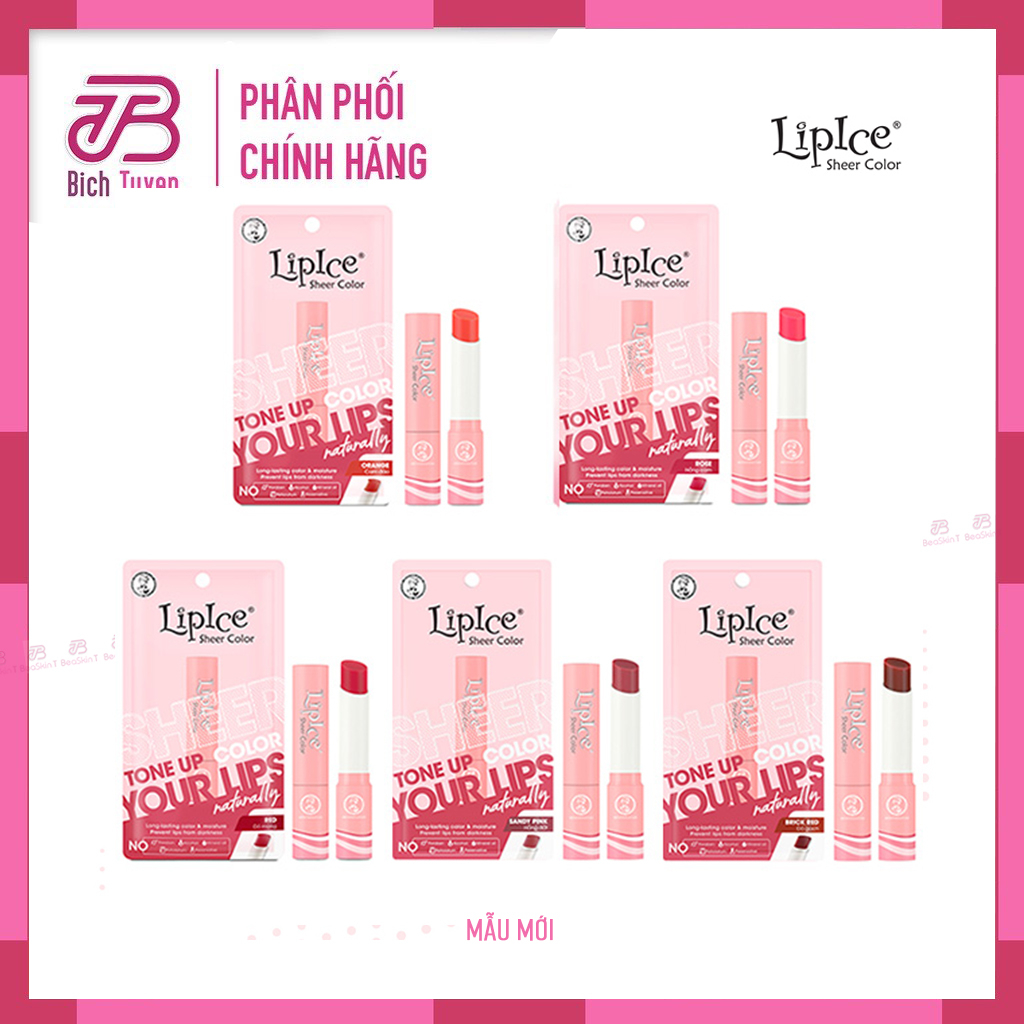 [Mẫu Mới] Son Dưỡng Có Màu Tự Nhiên - Son gió LipIce Sheer Color Son dưỡng có màu tự nhiên LipIce Sheer Color 2.4g