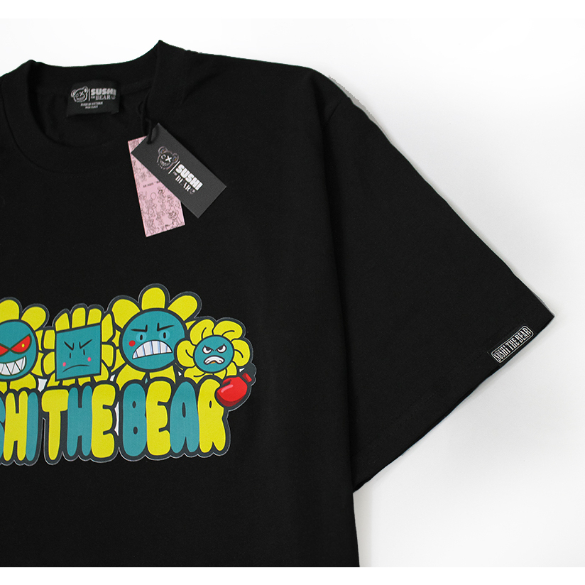 Áo thun tay lỡ form rộng Sushi The Bear INSIDIOUS FLOWERS form rộng SIF01