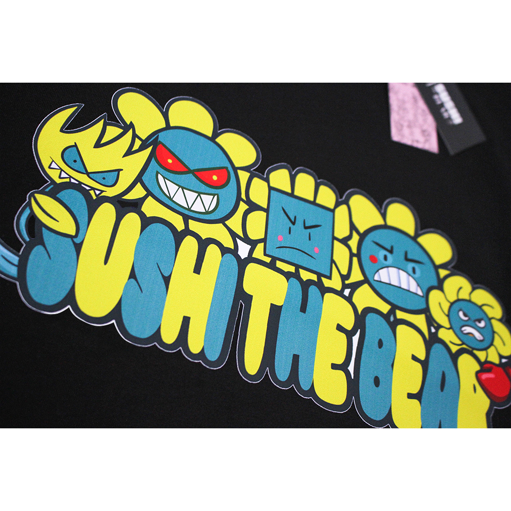 Áo thun tay lỡ form rộng Sushi The Bear INSIDIOUS FLOWERS form rộng SIF01