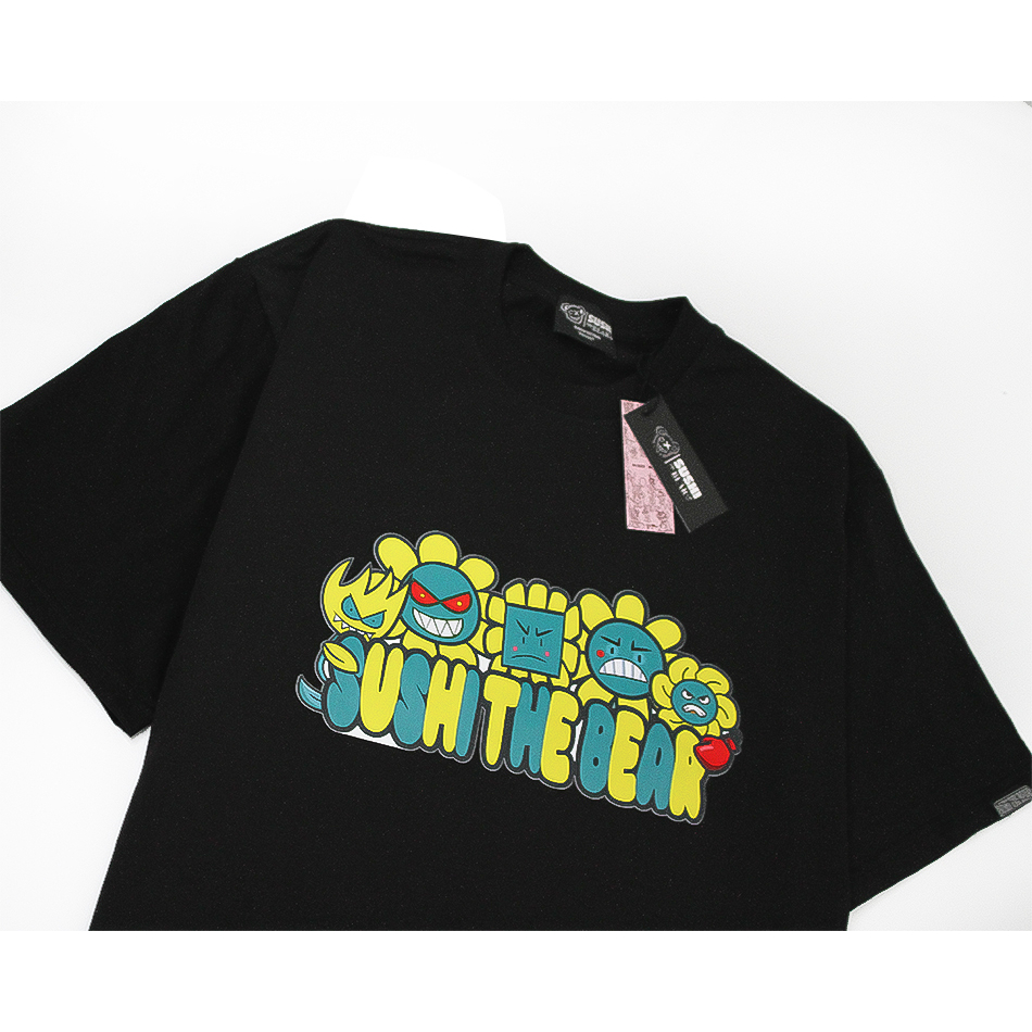 Áo thun tay lỡ form rộng Sushi The Bear INSIDIOUS FLOWERS form rộng SIF01