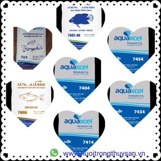 2kg  Cám cá cargill  các loại 7605, 7924,7562,7454, 7434,7414,7404.. cho cá da trơn, cá cảnh, cá chép koi giá tốt nhất