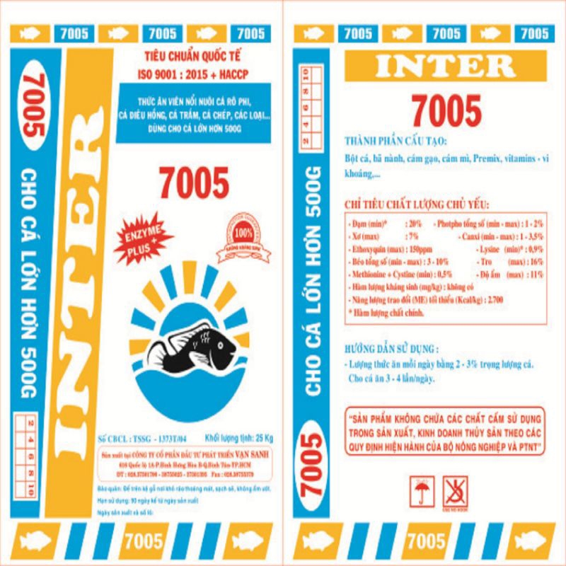 1kg cám cá Hà Lan 7118,7005,F918 cho cá tạp, mồi câu giá tốt nhất