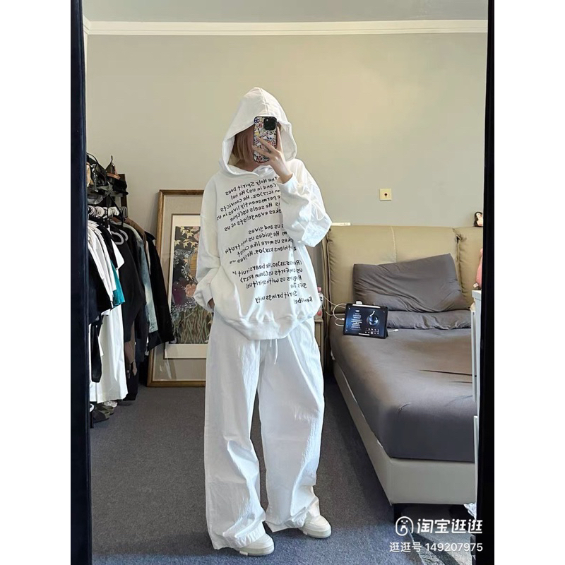 Hàng Cao Cấp - Áo Hoodie Dáng Rộng Unisex phong cách HipHop, Áo Hoodie In Hoạ Tiết Chữ dành cho Nam Nữ