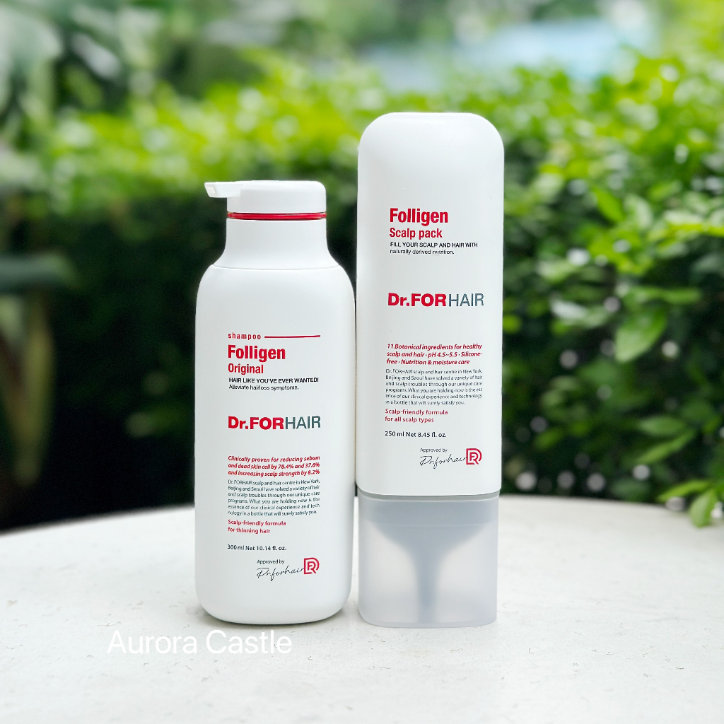 dầu gội/dầu xả hỗ trợ mọc tóc, ngăn rụng tóc, kiểm soát bã nhờn Dr.For Hair