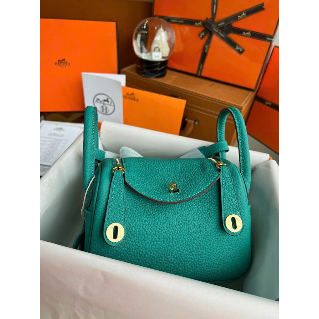 TÚI HERME LINDY KÈM CHARM, KHĂN SZ20