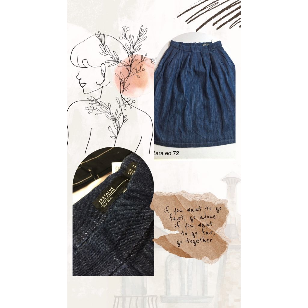 Chân váy bò siêu phẩm