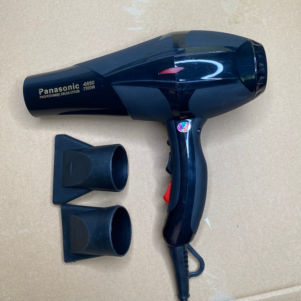 Máy Sấy Tóc Tạo Kiểu Công Suất Lớn Panasonic 6680, Máy Sấy Mini Đa Năng 2 Chế Độ