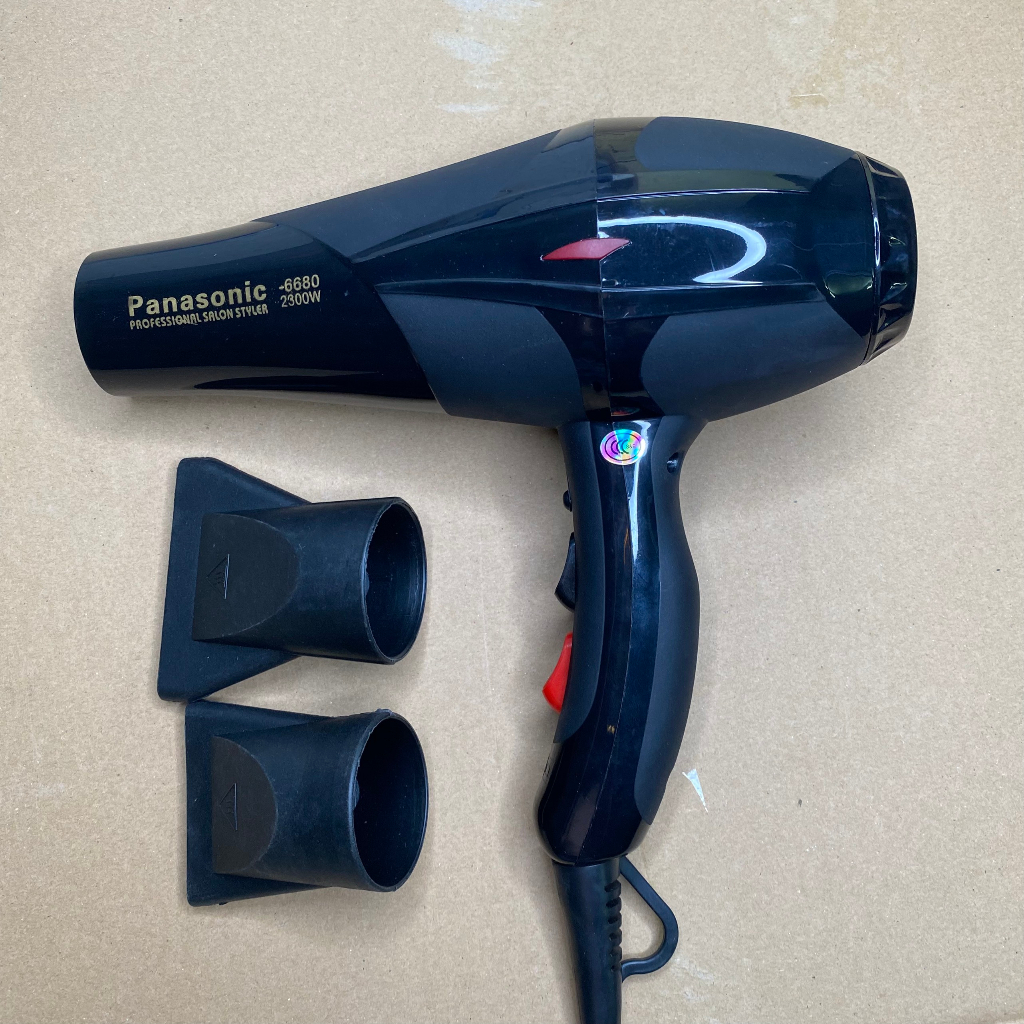 Máy Sấy Tóc Tạo Kiểu Công Suất Lớn Panasonic 6680, Máy Sấy Mini Đa Năng 2 Chế Độ