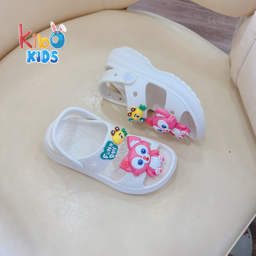 Sandal đi mưa cho bé - Dép quai ngang siêu nhẹ êm chân cho bé SA23123