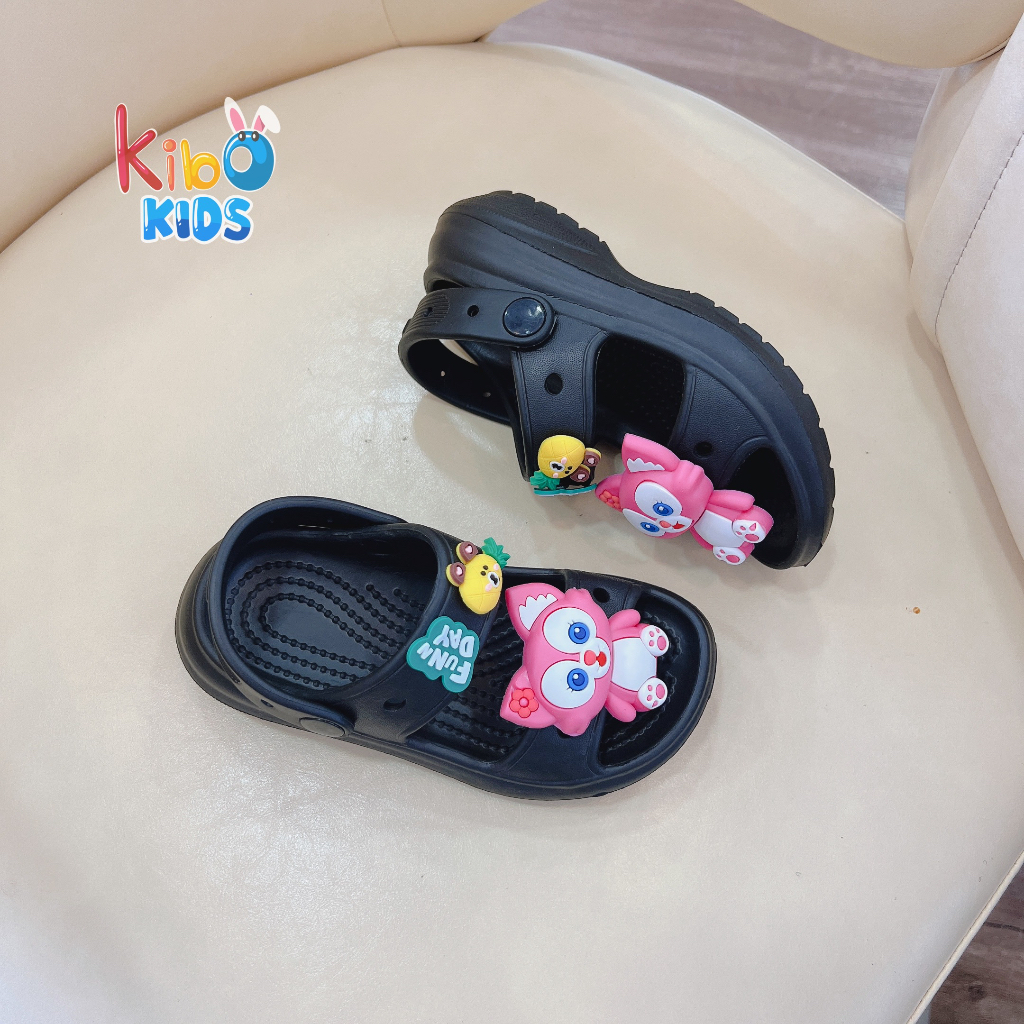 Sandal đi mưa cho bé - Dép quai ngang siêu nhẹ êm chân cho bé SA23123