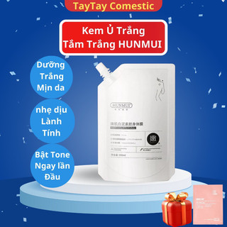 Kem Ủ Trắng - Tắm Trắng HUNMUI dưỡng trắng da toàn thân cấp