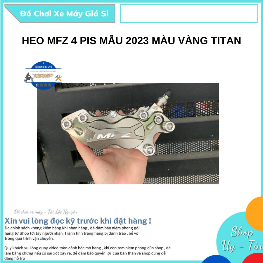 HEO MFZ 4 PIS MÀU VÀNG TITAN MẪU MỚI 2023