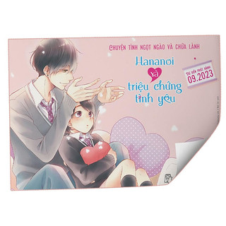 Poster phát hành - hananoi và triệu chứng tình yêu - nxb trẻ - tặng kèm ống đựng tube