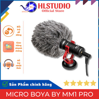 Micro Thu Âm Định Hướng Boya BY MM1 Pro Chuyên Nghiệp Cho Smartphone Và Máy Ảnh HL Studio