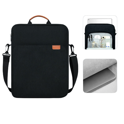 Túi đựng Laptop xách tay hoặc đeo chéo lót túi dung tích lớn chống sốc, chống nước