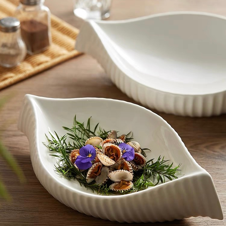 Bát đĩa sáng tạo, bát đĩa decor nhà hàng