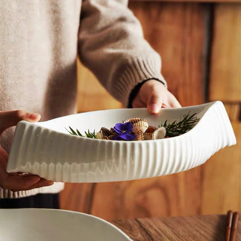 Bát đĩa sáng tạo, bát đĩa decor nhà hàng