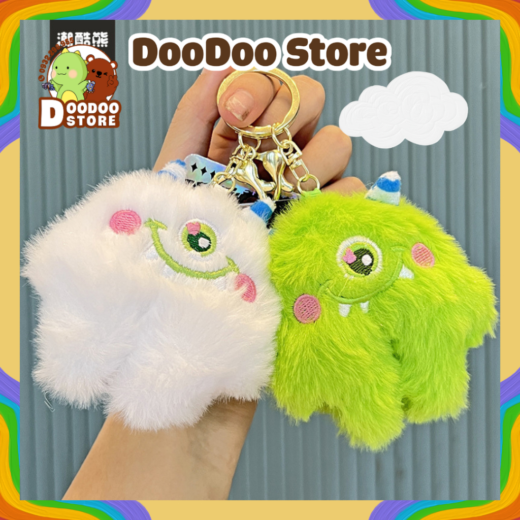 Móc Khoá Quái Vật 1 mắt Dễ Thương A81, Móc Chìa Khoá Quái Vật Một mắt xinh xắn