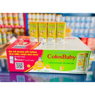 Thùng Sữa Bột Pha sẵn Colosbaby 180ml
