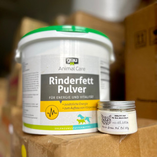 Bột mỡ bò tăng cân Grau Rinderfett Pulver cho chó mèo - Thuốc & Vitamin thú cưng Gogi Meow Mart