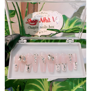 Nails box thiết kế hoodng thạch trong đính đá mã 394