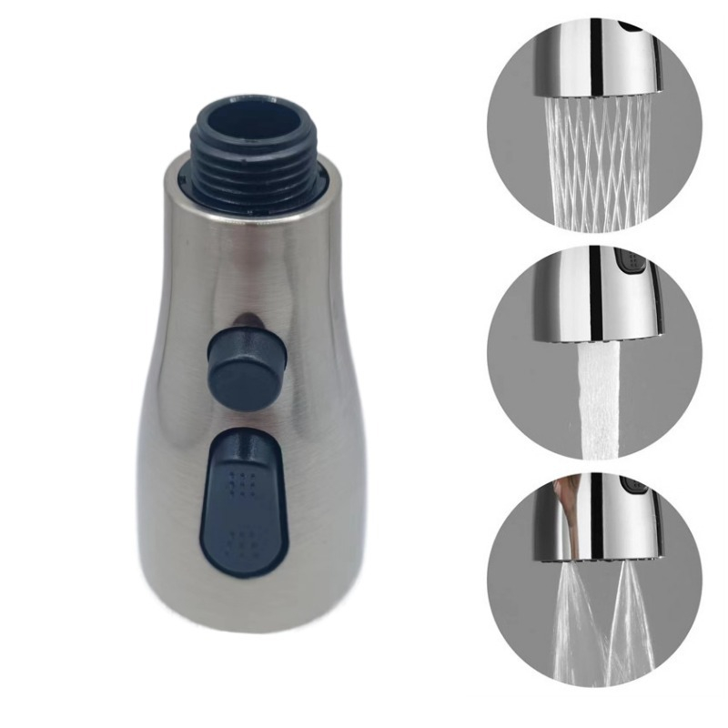 Đầu vòi thay thế cho vòi rửa bát rút dây có tăng áp và chảy tia 3D