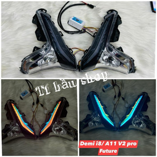 Cụm đèn demi Audi A11/ i8 V2 Pro cho Future led - Wave 125i