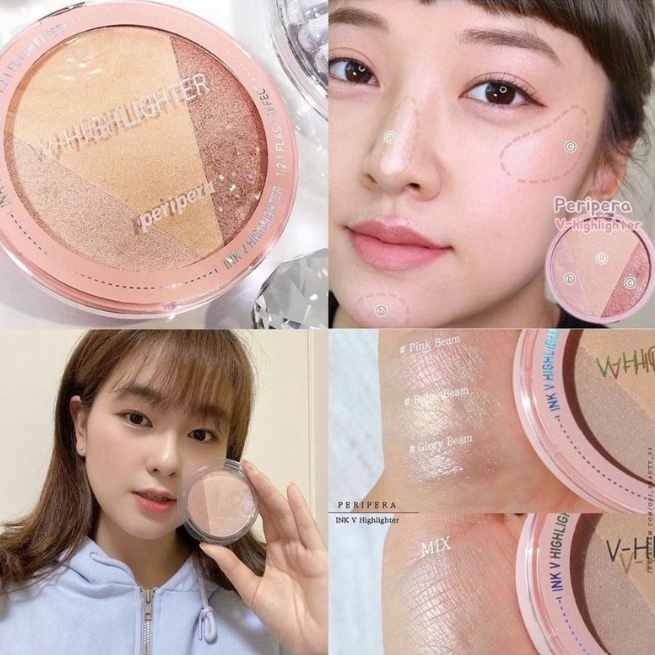 Phấn Bắt Sáng PERIPERA Ink V Highlighter