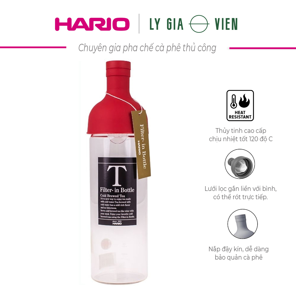 Bình Ủ Trà Lạnh Cold Brew Hario Filter In Bottle 750ml