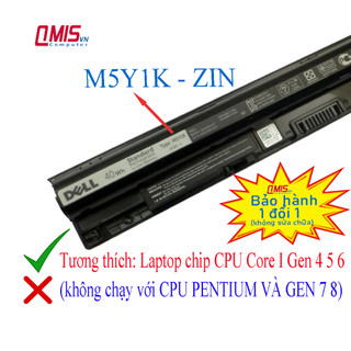 Pin laptop Dell Inspiron 3451 3452 3458 3459 3462 3467 3468 3551 3552 3558 3559 3567 3568 5451 5455 5458 5459 - M5Y1K