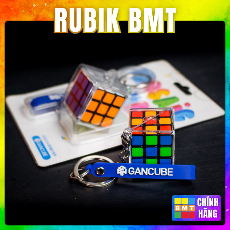Móc Khóa Rubik 3x3 Gan328, Phụ Kiện Rubic 3 Tầng Đồ Chơi Trí Tuệ Trẻ Em Phát Triển Tư Duy