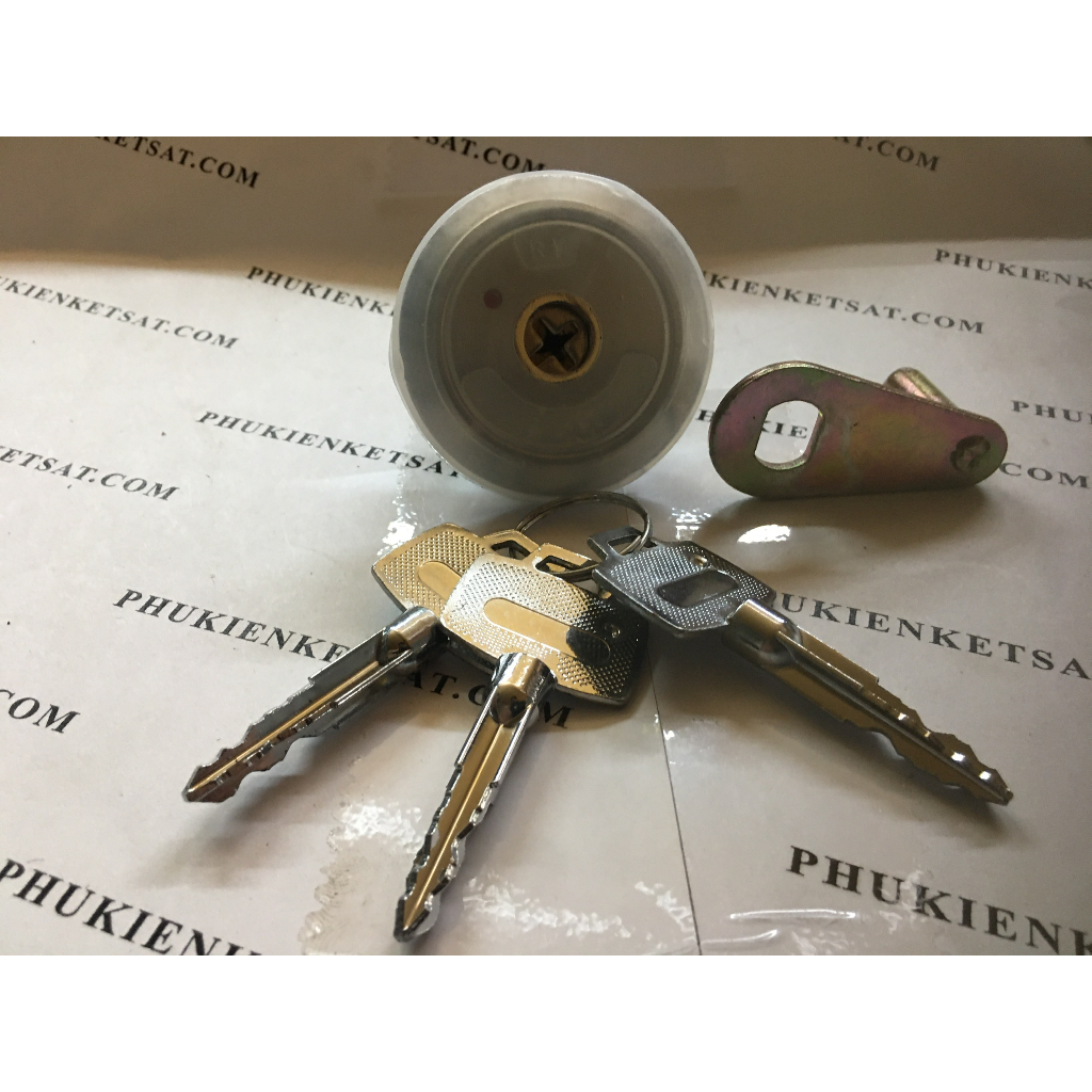 KHÓA CHÌA KÉT SẮT ( CHÌA TRÒN 4 CẠNH) - chìa tròn 4 cạnh - 4,5cm - 210gr - 4cm