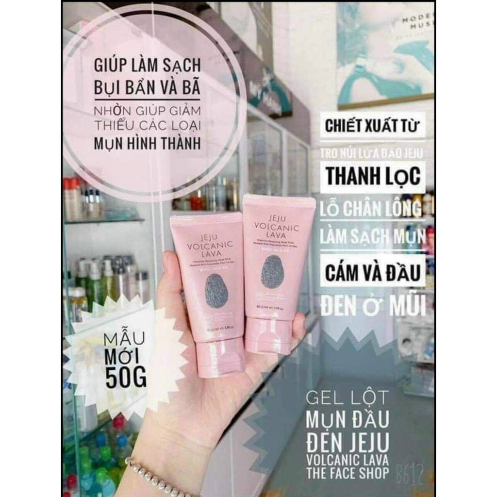 Gel Lột Mụn Than Đen JeJu Volcanic Lava