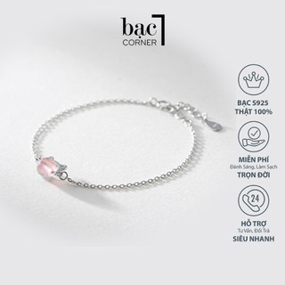 Lắc Tay Bạc Nữ S925 Chuẩn Tùy Chỉnh Độ Dài, Vòng Tay Bạc Nữ Nhiều Mẫu Xinh