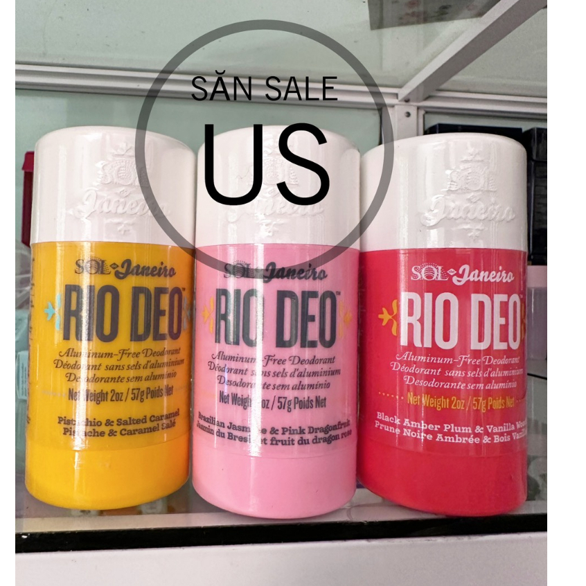 ( Bill usa ) Lăn khử mùi Rio Deo Aluminum-Free Deodorant Cheirosa 62/68/40 sol de janeiro