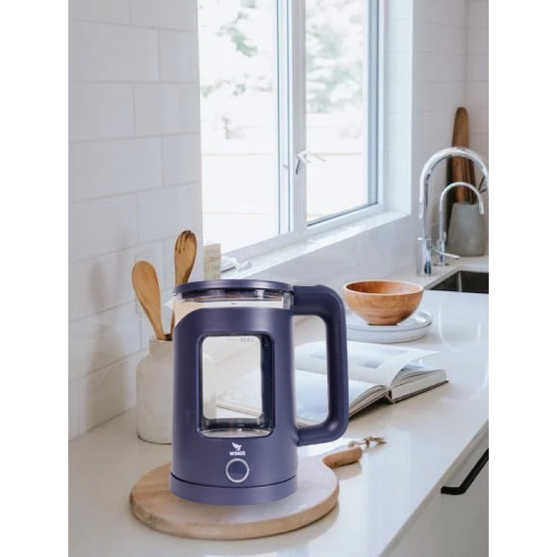 Ấm đun nước 2 lớp đèn led Wings - đun sôi nhanh - Bảo hành chính hãng 24 tháng