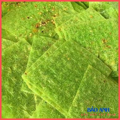 [Hàng có sẵn] 500g Bánh tráng lá vuông trộn phô mai lá dứa