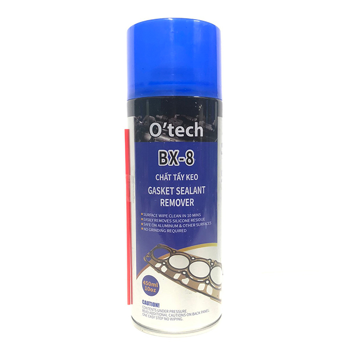 Chất tẩy keo khô, tẩy sơn O'tech BX-8 Gasket Sealant Remover 450ml